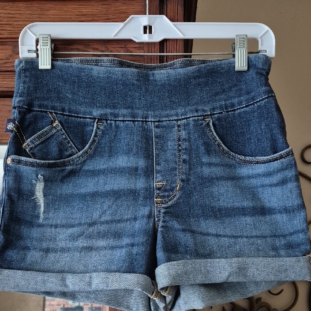 3for$15 Bundle Sale Rock & Republic Blue Elastic Waist Jean Shorts